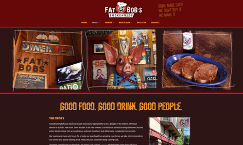 Fat Bob's Smokehouse Website