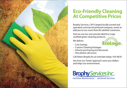 Brophy Services Eco-Logo Ad