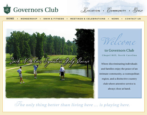 Governors Club Website