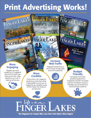 Life in the Finger Lakes Magazine Featured Graphic