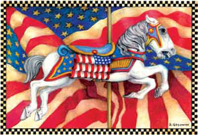 American Carousel Horse