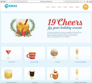 19 IDEAS - 19 Holiday Cheers Campaign