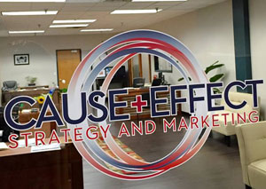 Cause + Effect Strategy And Marketing Featured Graphic